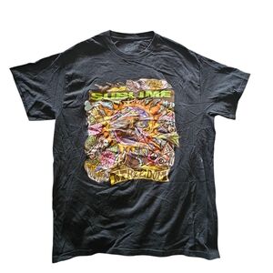 Sublime 40oz to Freedom Graphic Band T-Shirt Black Size M